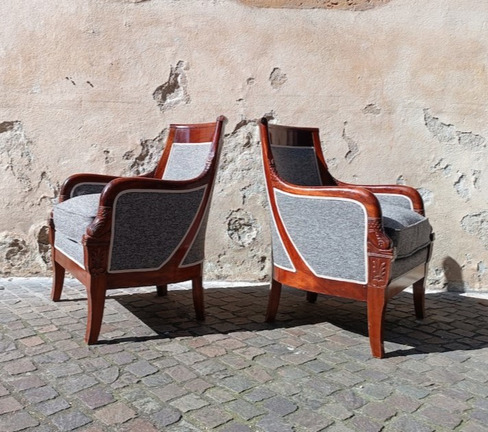 Fauteuil bergères Empire