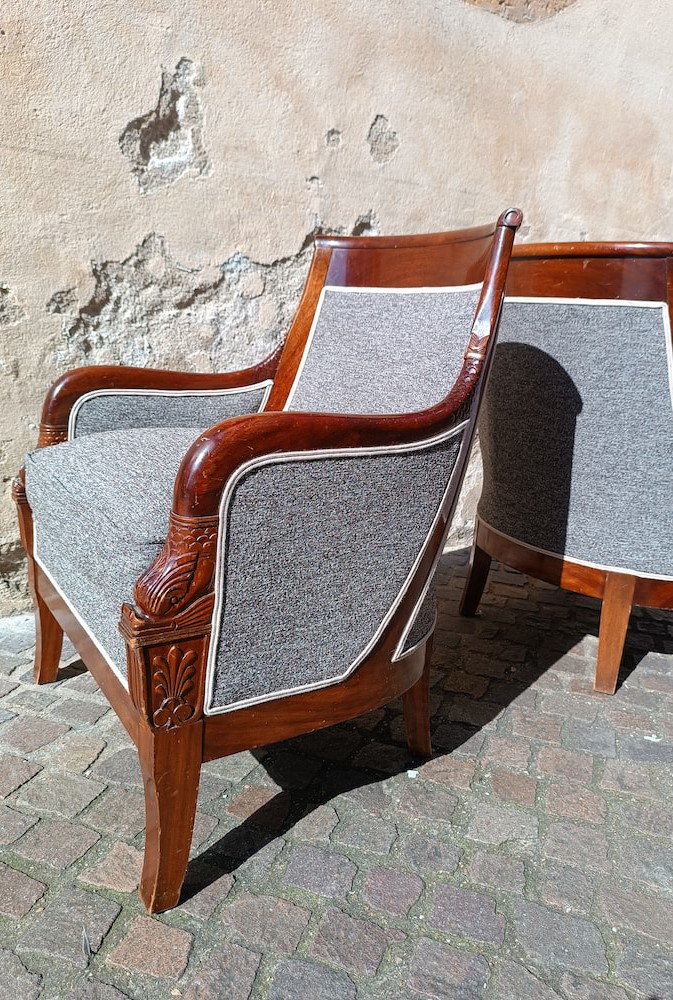 Fauteuil Bergère Empire 1