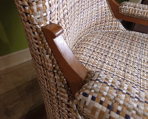 Fauteuil Gardette tissu Pierre Frey
