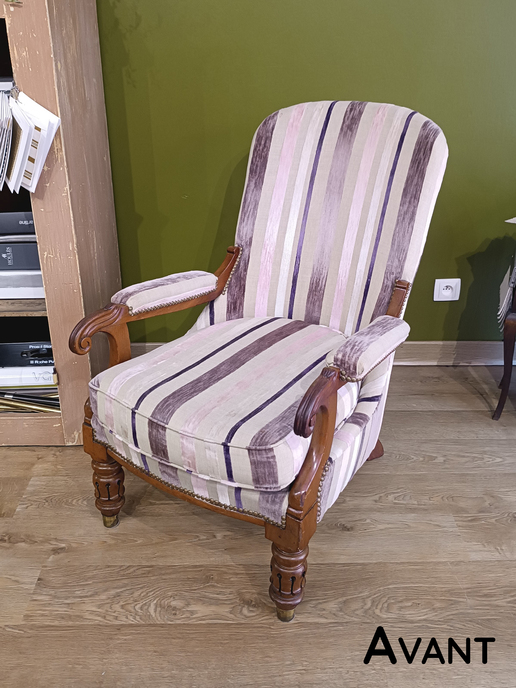 Fauteuil Gardette tissu Pierre Frey