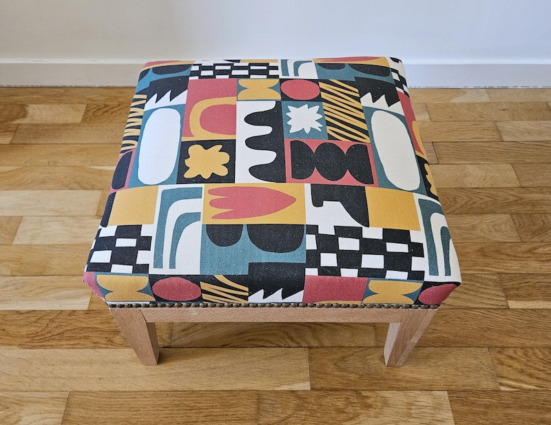 Tabouret carré 3